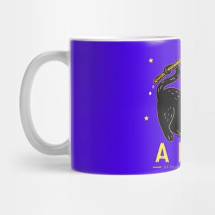 A Pox! On Your Vacuum Cleaner! Halloween Wizard Cat Mug